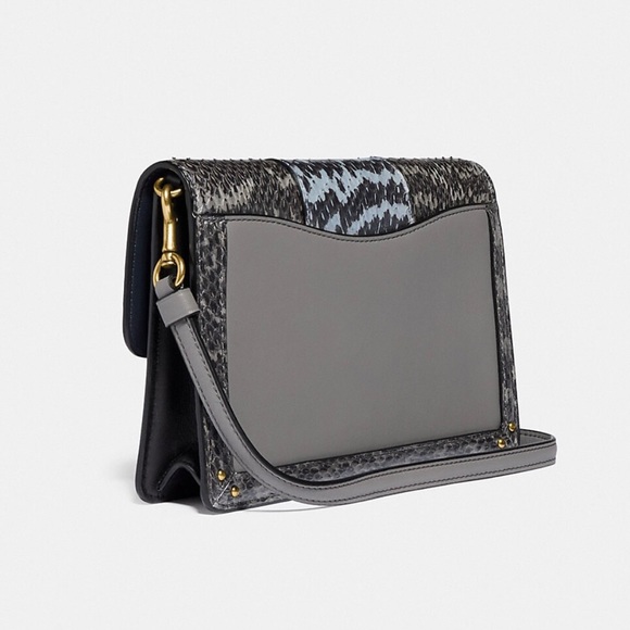Dreamer Convertible Crossbody In Colorblock Snakeskin ♥ Brass/Heather Grey Multi - Picture 2 of 13